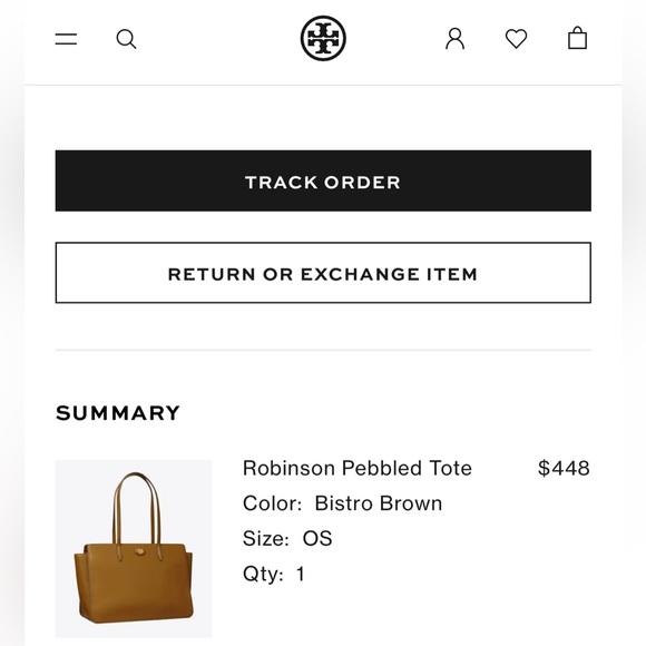 Tory Burch Robinson Pebbled Tote - Picture 16 of 16